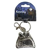 NBX Jack Skellington Screaming Pewter Key Chain